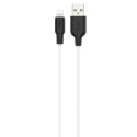 Дата-кабель hoco. X21iPlus, 2.4A, USB - Lightning, 2м. Цвет: белый