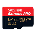 Карта памяти Sandisk Extreme Pro microSDXC 64GB - 200MB/s V30 UHS-I U3