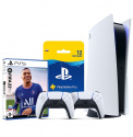 Консоль Playstation 5 в комплекте с игрой FIFA 22, контроллером DualSense™ и PS Plus 12М
