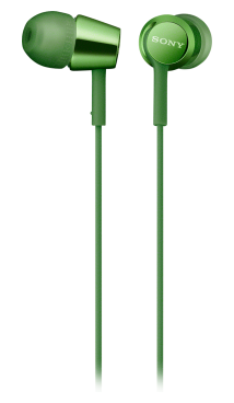 Наушники Sony MDREX155AP/G. Цвет: зеленый
