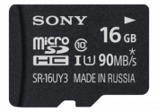 Карта памяти SONY  microSD 16GB UHS-I U1 10 класс
