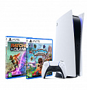 Консоль Playstation 5 в комплекте с Ratchet & Clank: Сквозь Миры и Сэкбой: Большое приключение