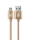 Кабель Ubear Cord Micro-USB - USB-A 1,2м, золотой