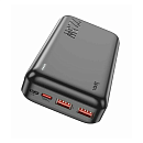 Внешний аккумулятор HOCO J101A 20000mAh, 22,5W. Цвет: черный
