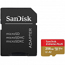 Карта памяти SanDisk Extreme Plus microSDXC 256GB + SD Adapter + Rescue Pro 170MB/s