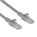 Коммутационный кабель ExeGate PVC 5е, UTP, коннекторы 50u, 1м