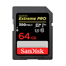 Карта памяти Sandisk Extreme Pro SDXC 64GB - 300MB/s UHS-II