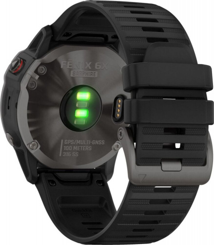 Часы Garmin Fenix 6S Sapphire, Carbon Grey, GPS