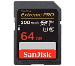 Карта памяти Sandisk Extreme Pro SDXC 64GB - 200MB/s V30 UHS-I U3 class 10