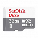 Флеш-накопитель Sandisk Ultra Android microSDHC + SD Adapter 32GB 80MB/s Class 10