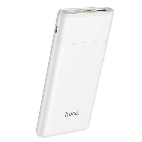 Внешний аккумулятор HOCO 10000mAh, PD+QC 3.0. Цвет: белый