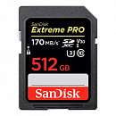 Флеш-накопитель Sandisk Extreme Pro SDXC 512GB - 170MB/s V30 UHS-I U3