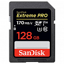 Флеш-накопитель Sandisk карта памяти Sandisk Extreme Pro SDXC 128GB - 170MB/s V30 UHS-I U3