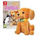 Игра Pups & Purrs Animal Hospital [Nintendo Switch, цифровой ключ] + мягкая игрушка (собака)