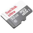 Карта памяти Sandisk Ultra microSDHC 32GB UHS-I + SD Adapter, 80MB/s Class 10