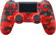 DUALSHOCK 4 v2 для Playstation 4 красный камуфляж
