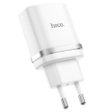СЗУ HOCO 2xUSB + Mirco USB, 2.4A. Цвет: белый