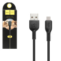 Дата-кабель hoco. X20 USB - Micro USB, 2.4A, 2м. Цвет: чёрный