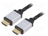 Кабель Gembird HDMI — HDMI, HDMI 2.0, 2м