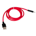 Дата-кабель hoco. X21 Plus USB - Type-C, 2,4А, 2м. Цвет: красный
