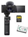 Камера для ведения видеоблога Sony ZV-1 (КИТ-1), рукоятка-штатив, SD-карта, батарея
