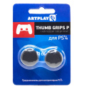 Защитные накладки Artplays Thumb Grips для DUALSHOCK 4 (2шт). Цвет: черный