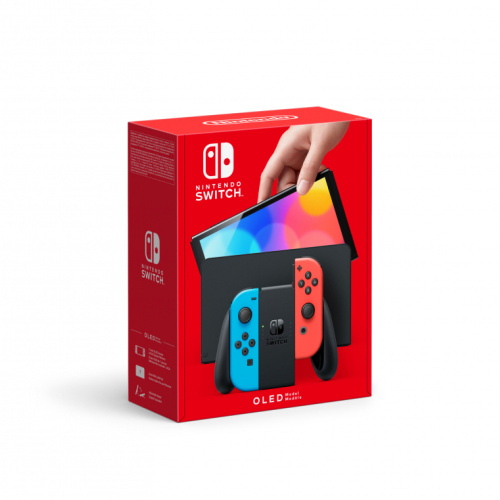Игровая приставка Nintendo Switch OLED (Neon blue/red)