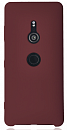 Накладка BROSCO Soft-Rubber для Sony Xperia XZ3. Цвет: красный