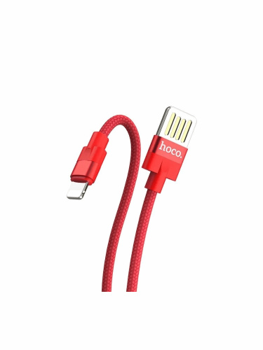 Дата-кабель hoco. U55 USB - Type-C, 2.4A, 1.2м. Цвет: красный