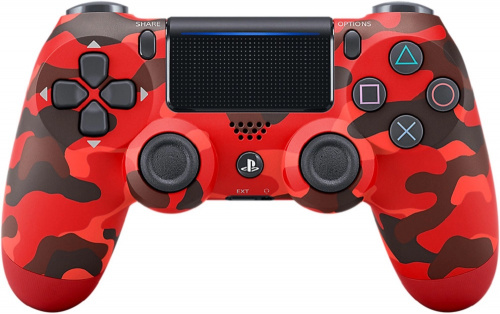 DUALSHOCK 4 v2 для Playstation 4 красный камуфляж