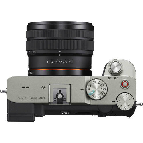Беззеркальный фотоаппарат Sony ILCE-7CL, серебристый