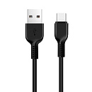 Дата-кабель hoco. X20 USB - Type-C, 2.0A, 2м. Цвет: чёрный